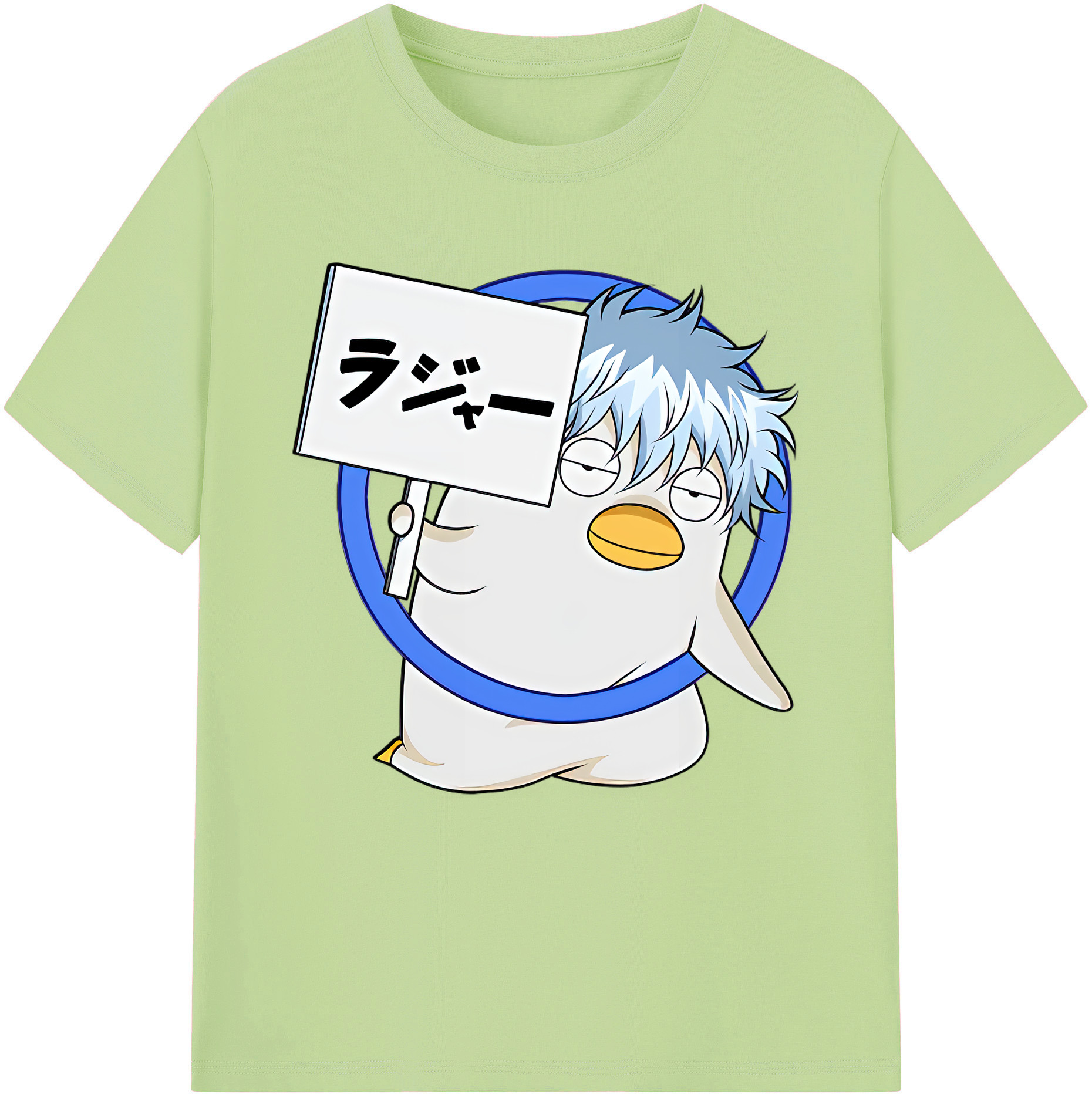 （画像用） ぎんたま 坂田銀時（さかたぎんとき） 神楽 志村新八（しむら しんぱち） GINTAMA Sakata Gintoki Kagura Shimura Shinpachi 綿100％半袖Tシャツ（フロントプリント）